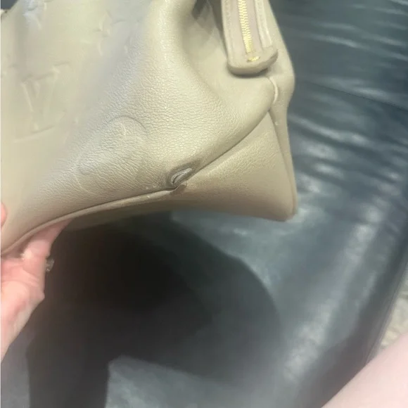 Louis Vuitton Grand Palais Tan Embossed Satchel - Picture 7 of 16